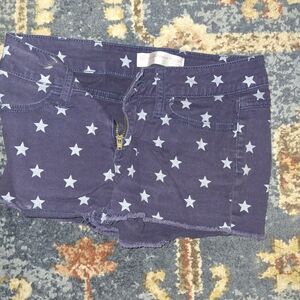 No Boundaries Starry Blue Jean Shorts